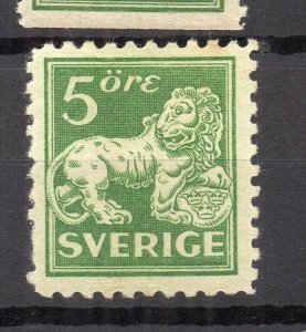 Sweden 1920 Early Issue Fine Mint Hinged 5ore. NW-218222