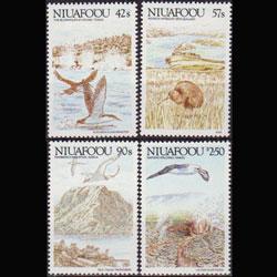 TONGA-NIUAFOU 1988 - Scott# 99-102 Birds Set of 4 NH