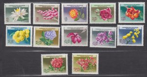 J39808, JL Stamps 1965 el salvador set mnh #751-6,c215-20  flowers