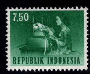 Indonesia Scott 633 MH*  Teletype stamp