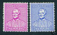 Ireland Scott 153-4 MH* 1956 Cardinal Newman set CV$20