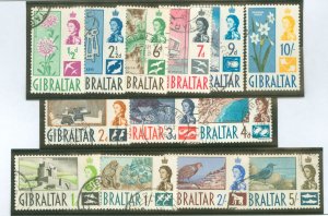 Gibraltar #147-159 Used Single (Flora) (Wildlife)