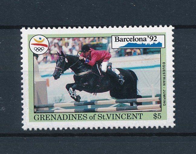 [33216] Grenadines of St. Vincent 1992  Horseriding Olympic Games from set MNH
