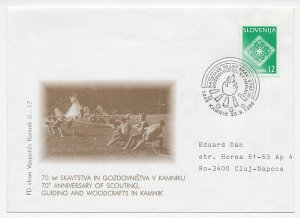 Cover / Postmark Slovenia 1996 Scouting