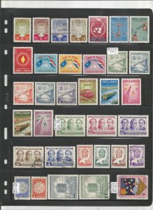 PARAGUAY COLLECTION ON STOCK SHEET, MINT/USED