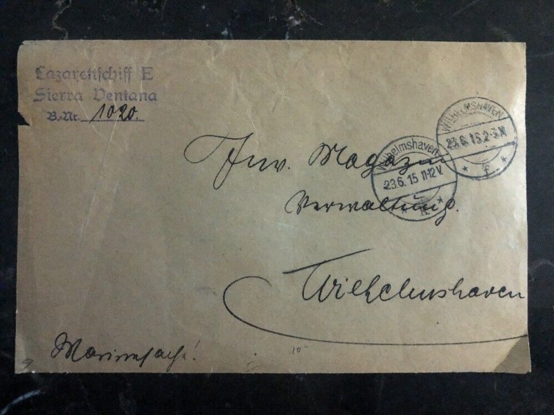 1915 Wilhelmshaven Germany Front Cover Domestic Used