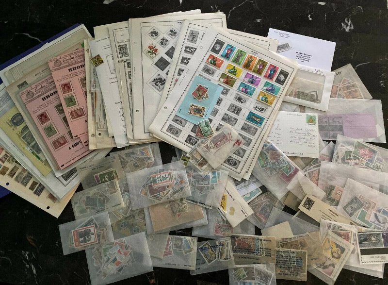 Fantastic Africa Rhodesia Liberia Congo Gambia Stamp Collection Lot MXE