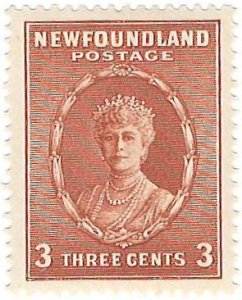 Scott: 187 Newfoundland - Queen Mary - MNH