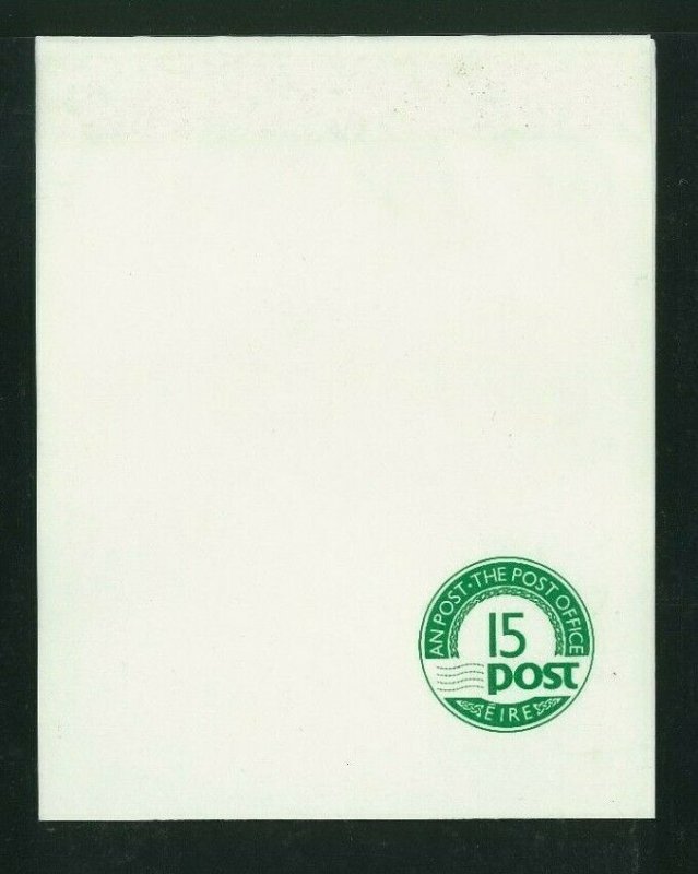 Ireland 1980s 15p green Newspaper Wrapper unused