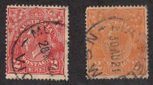 Australia - 1920-22 - SC 27-28 - Used - CDS