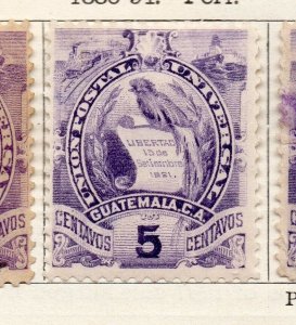 Guatemala 1886-94 Early Issue Fine Mint Hinged 5c. NW-216997 