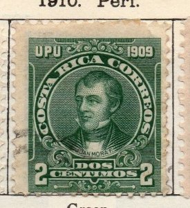 Costa Rica 1910 Issue Fine Used 2c. 140664