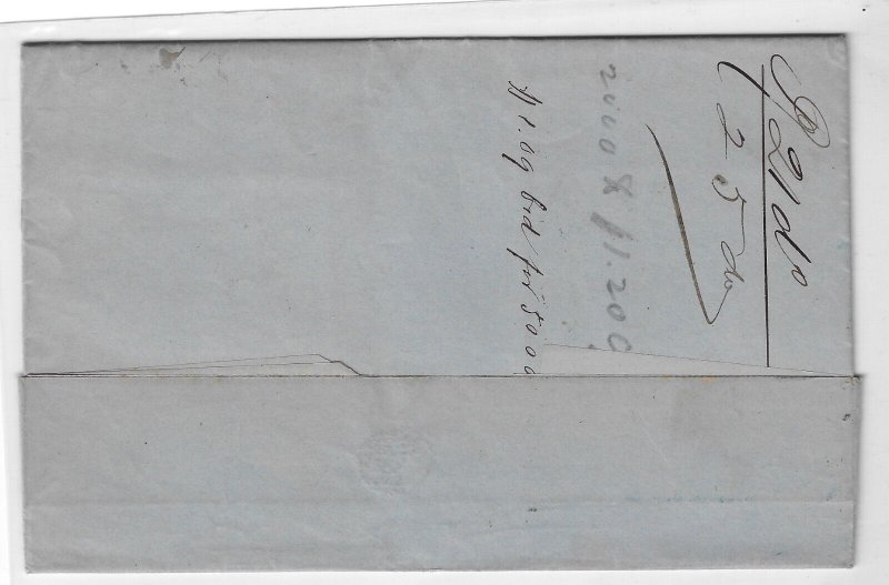 1874 entire Havre – NY via Southampton Steamer. Havre CDS; Merchant hs  (a3351