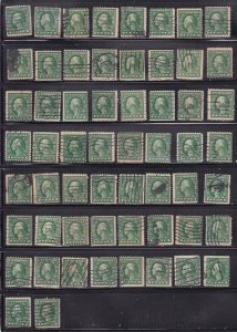 US Perf 12 1-Cent Washingtons Mix - 50 Copies