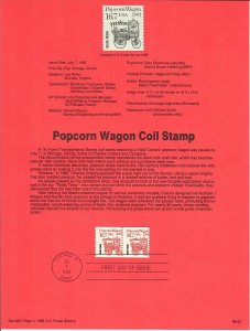 US SP775 Popcorn Wagon Souvenir Page #2261