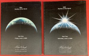 Rarities of the World 2005,  Part 1 & 2, R. A. Siegel, Sale #895-896, 2 Catalogs