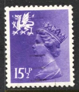 STAMP STATION PERTH Wales #WMH27 QEII Definitive Used 1971-1993