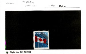 Canada, Postage Stamp, #1362a Mint NH, 1992 Flag (AD)