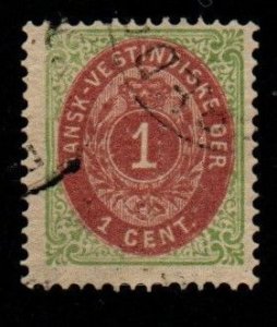 Danish West Indies 5a Used