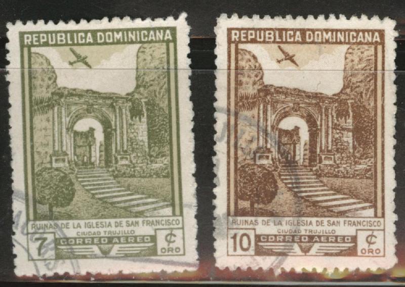 Dominican Republic Scott C70-71 used  Airmails