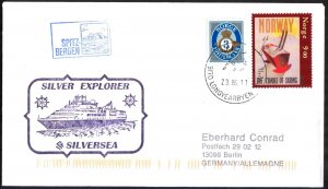 {A217} Norway 2011 Ships Silver Explorer Silversea Spitsbergen Cover