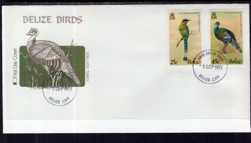 Belize 389,391 Birds Fleetwood U/A FDC