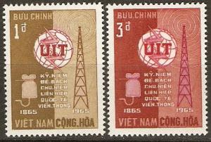 Viet Nam 253-4 MNH VF 1965 SCV $2.50