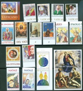 Vatican City 2018 Compete MNH Year Set