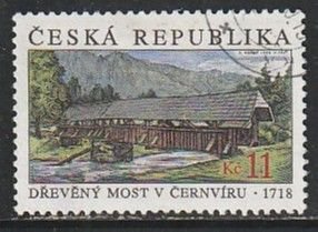 1999 Czech Rep - Sc 3093 - used VF - 1 single - Bridges