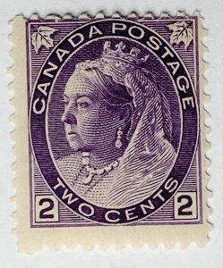 CANADA 1898 #76 Queen Victoria 'Numeral' Issue - MH (CV 50$ +)