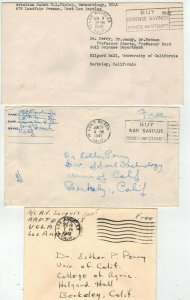 WW2 Patriotic 1942/1943 SET OF 6 MILITARY NAVY DEFENSE WAR SAVINGS Cancels etc