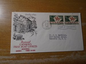 Canada  #  413   FDC   Ginn   Cachet    addressed