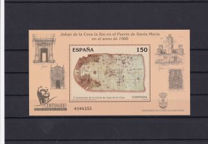 spain santa maria  mint never hinged stamps sheet ref 16409