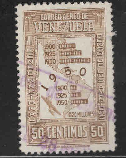 Venezuela  Scott C307 Used  stamp