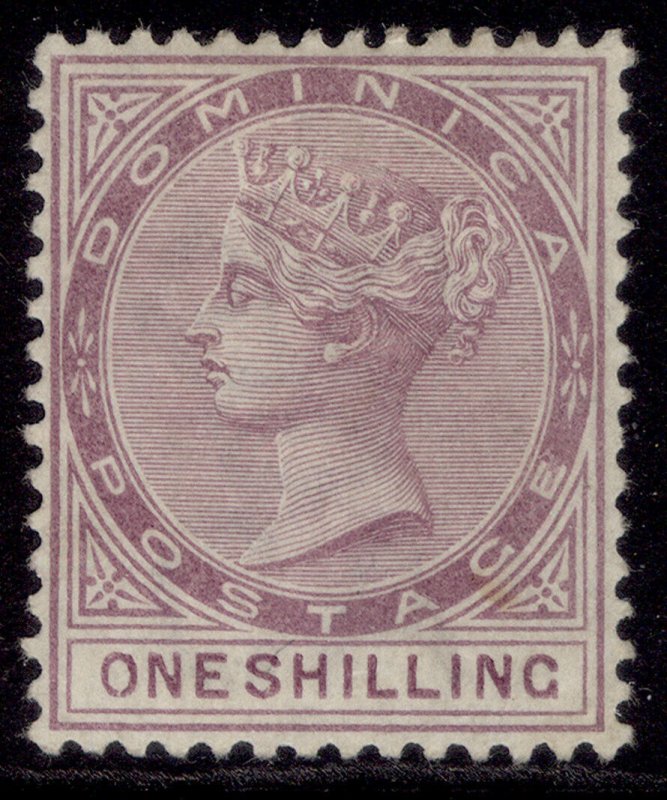 DOMINICA QV SG26, 1s dull magenta, M MINT. Cat £225.