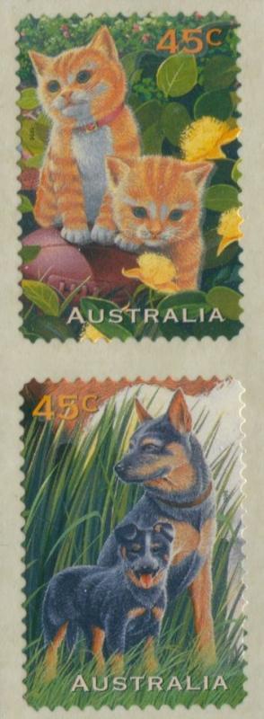 Australia 1996 SG1652-1653 Pets diecut pair MNH