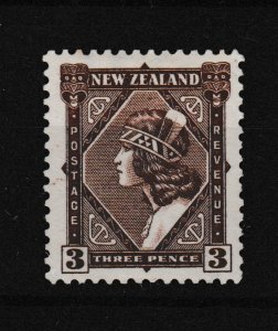 New Zealand 1936 3C Brown SG582 Mint LHM WS38858