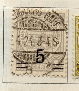 Luxemburg 1922-24 Early Issue Fine Used 5c. Surcharged NW-191786