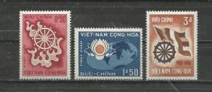Viet Nam Scott catalogue # 255-257 Unused Hinged
