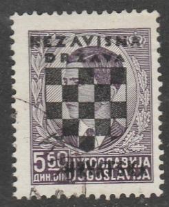 Croatie  1941  Scott No. 17  (O)