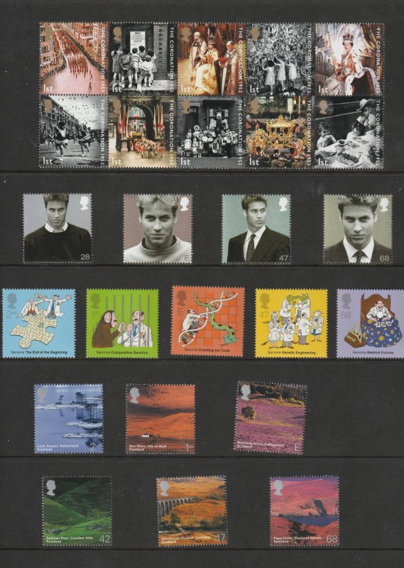 Royal Mail 2003 Year Pack MNH Stamps VF  Free Shipping