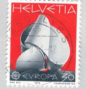 Switzerland 594 Used Europa 1974 (BP59012)