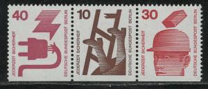 Germany Berlin Scott # 9N321, 9N317, 9N320, mint nh, se-tenant, Mi # W54