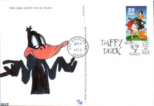 #UX304 Daffy Duck Kribbs FDC