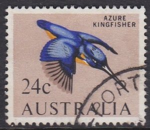 Australia 1966 - Birds - Kingfishern- 24c Used