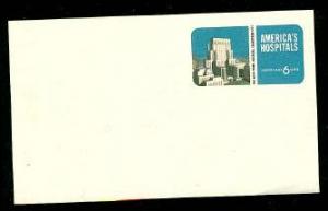 #UX60 Hospitals Postal Card - Mint