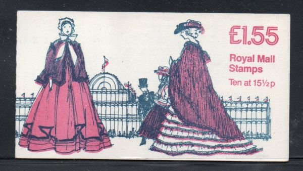 Great Britain Sc BK651 ( MH93) 1982 £1.55 Womens Costume booklet mint NH