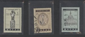 Macao (Macau) #365-367 Unused Single (Complete Set)