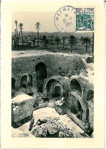 17334 - TUNISIA TUNIS - MAXIMUM CARD - 1954 ARCHITECTURE-