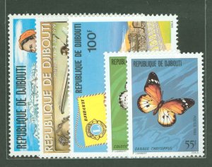 Djibouti #496-7/510-2 Mint (NH) Single (Complete Set)